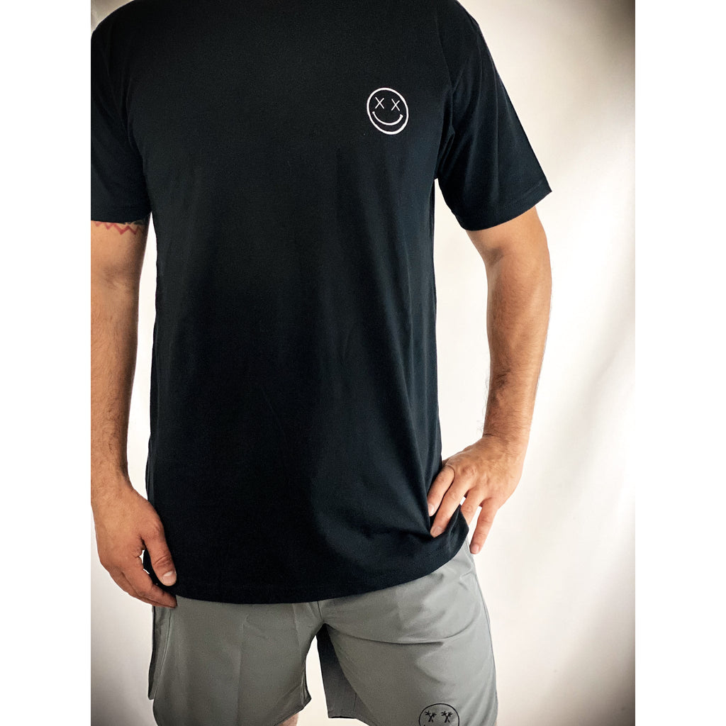 Salty Savage Unisex OG Smile Tee | Business in the Front, Party in the Back | Black/White - Salty Savage - Tee