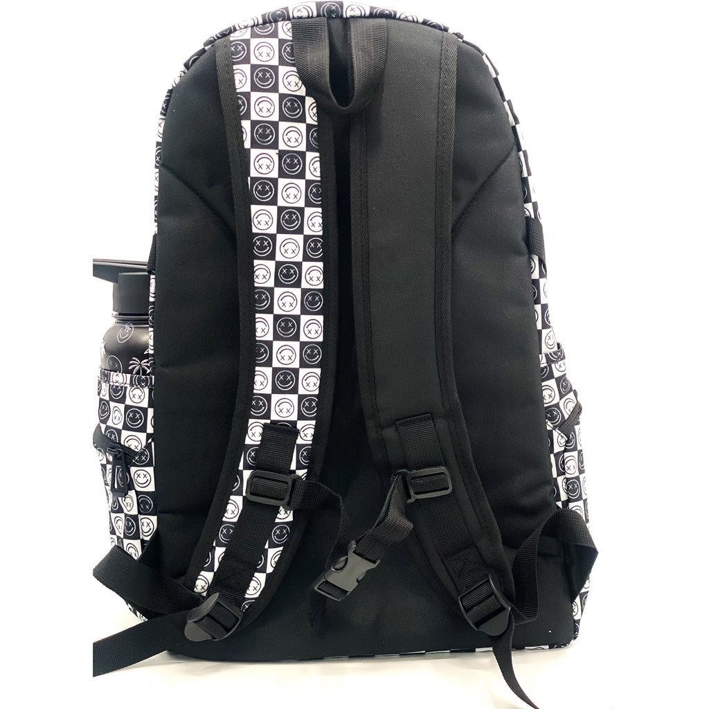 Salty Savage™ Essential Sport Backpack | Black/White Checkerboard