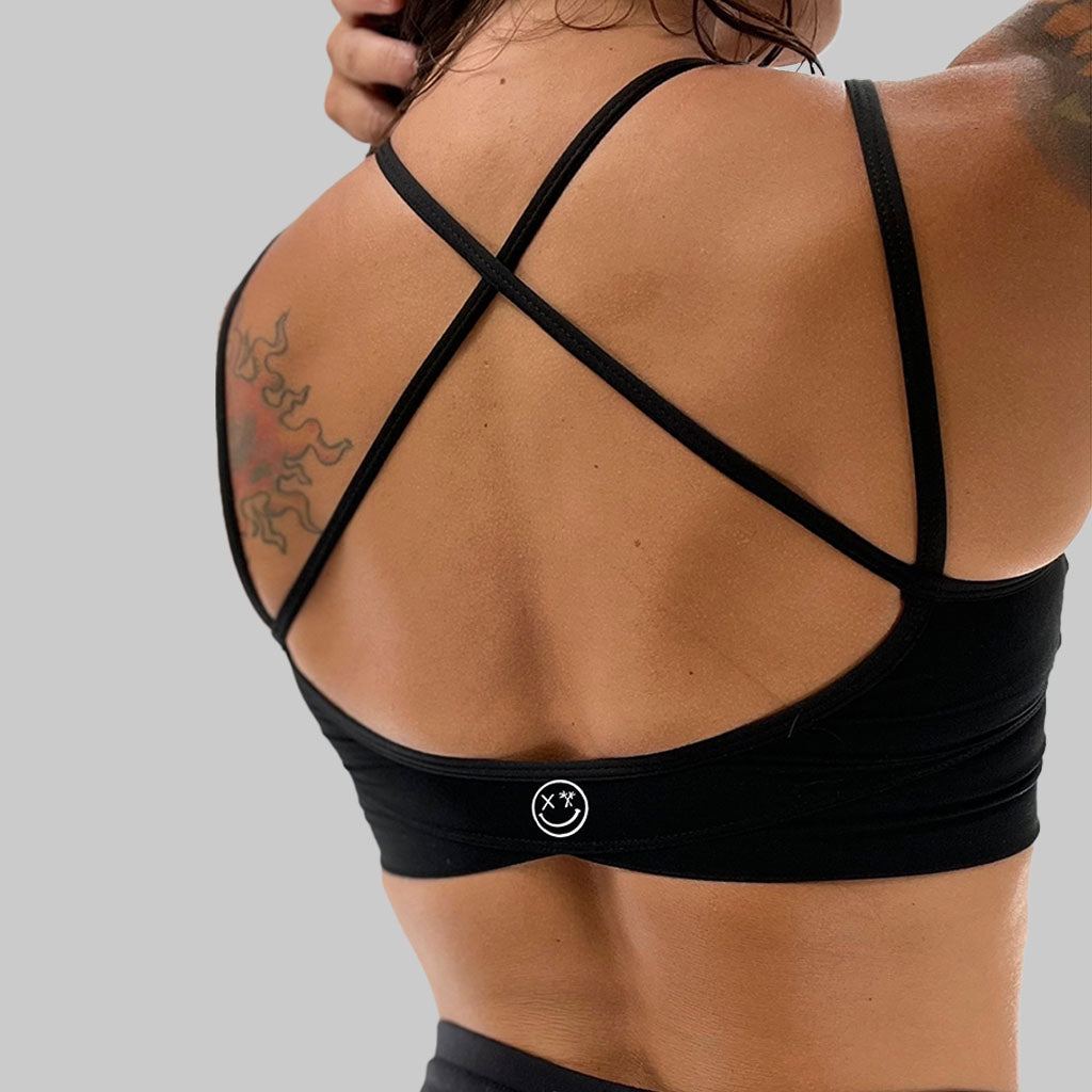 Salty Savage Ladies “OG Smile” V Cut Sports Bra