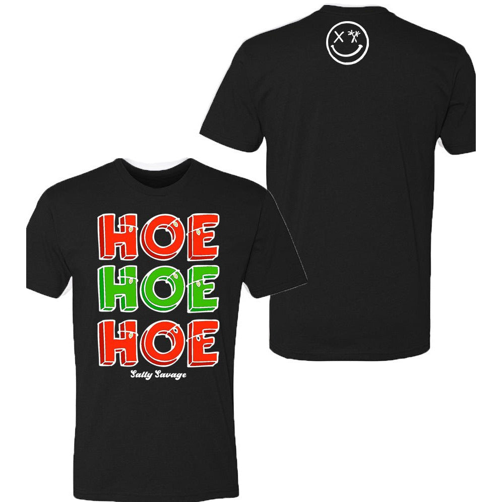 Salty Savage Unisex "HOE HOE HOE" Tee | Christmas Edition | - Salty Savage - Tee