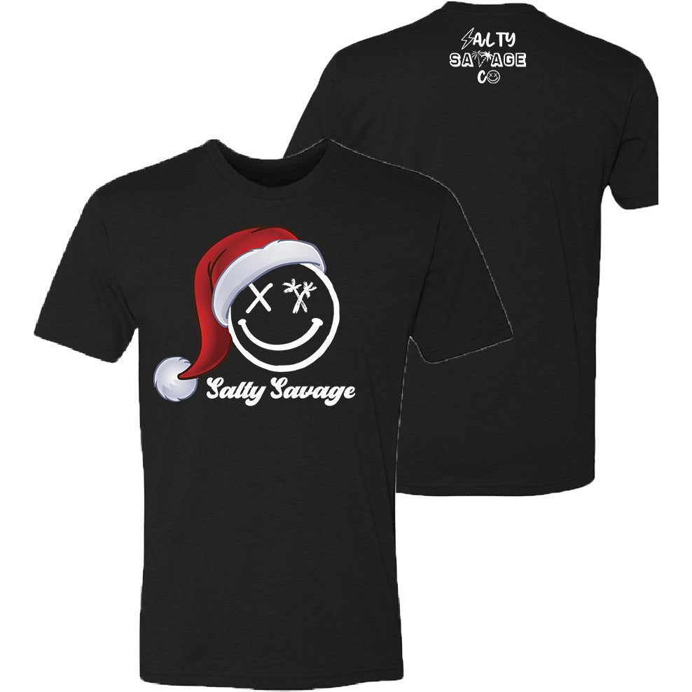 Salty Savage Unisex "Salty Santa" Tee | Christmas Edition | Black - Salty Savage - Tee