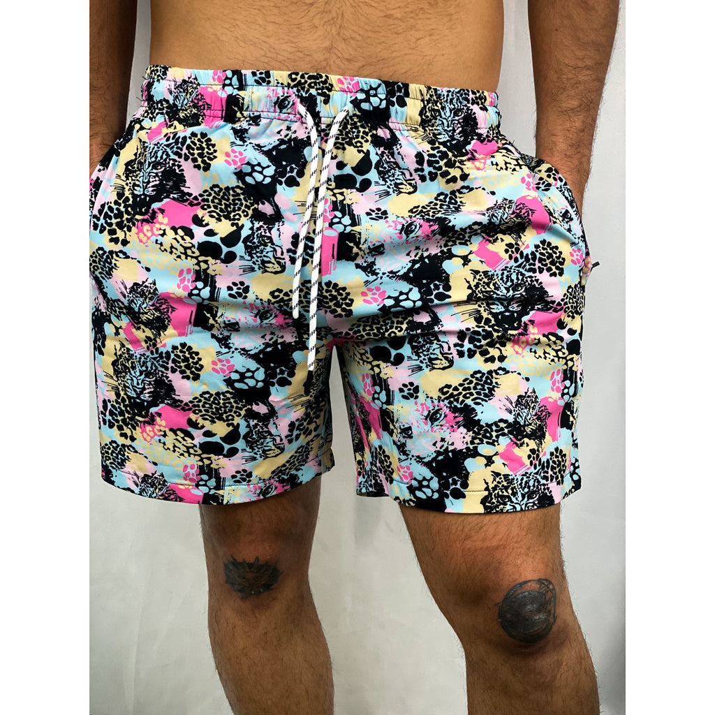 Salty Savage™ Men's Fusion Shorts | “Are You A Lion Or A Cheetah?” Edition Print