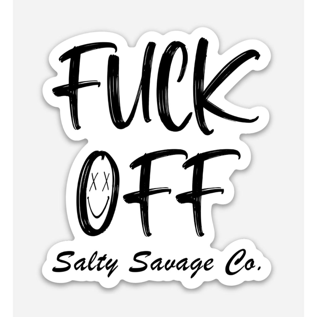 Salty Savage “FUCK OFF” Decal - Salty Savage - Decal