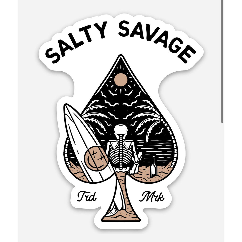 Salty Savage | PUNK IS NOT DEAD | All Weather Decal Stickers Party Pack | PACK OF 8 - Salty Savage - Decal