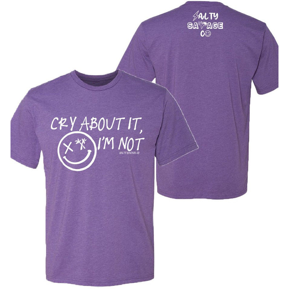Salty Savage Unisex "CrY AboUt It, i'M NoT" Tee | The iammelefate Cry Special Edition | - Salty Savage - Tee