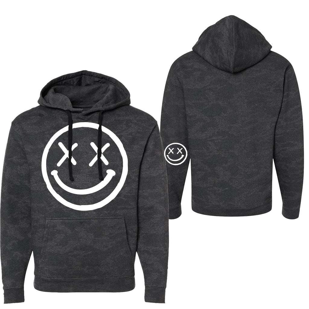 Salty Savage Unisex "OG Smile" Classic Cozy Hoodie | Storm Camo - Salty Savage - Outerwear