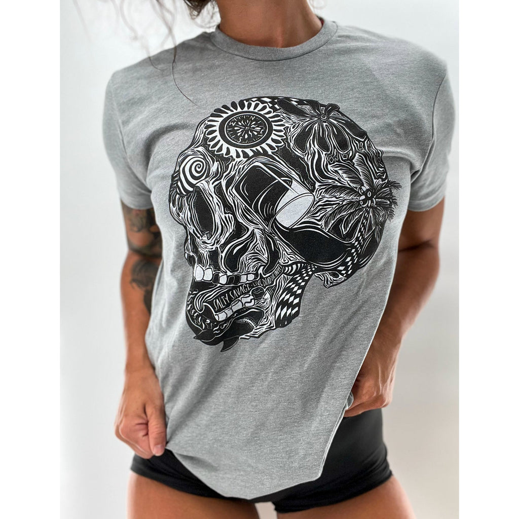 Salty Savage Unisex "Out of my Mind" Tee | In Your Face | Gray - Salty Savage - Tee